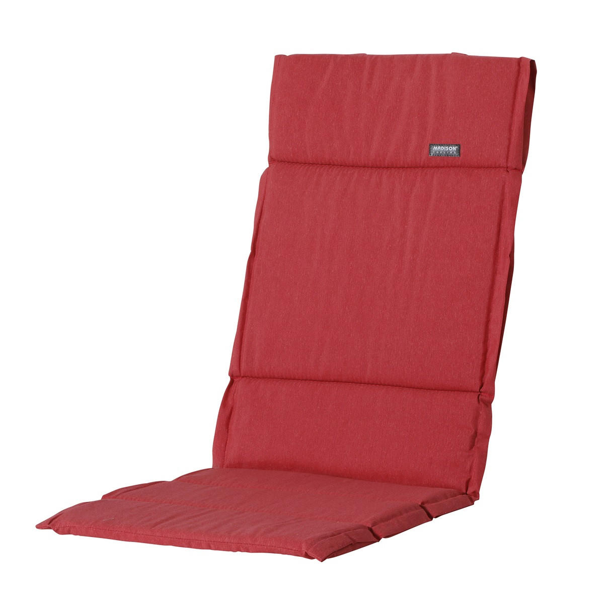 GARTENSTUHLKISSEN Panama 125/50 cm 4er-Set - Rot, Textil (50/3/125cm) - Madison