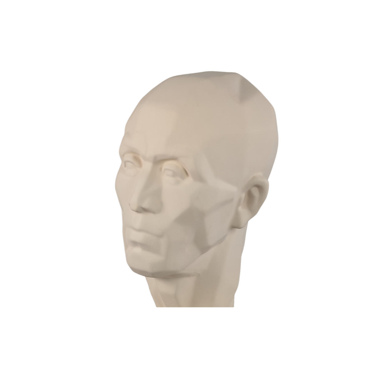 SKULPTUR Dorin Taupe 22.5/21.5/46cm - Taupe, Keramik (21.5/46/22.5cm) - PTMD Collection