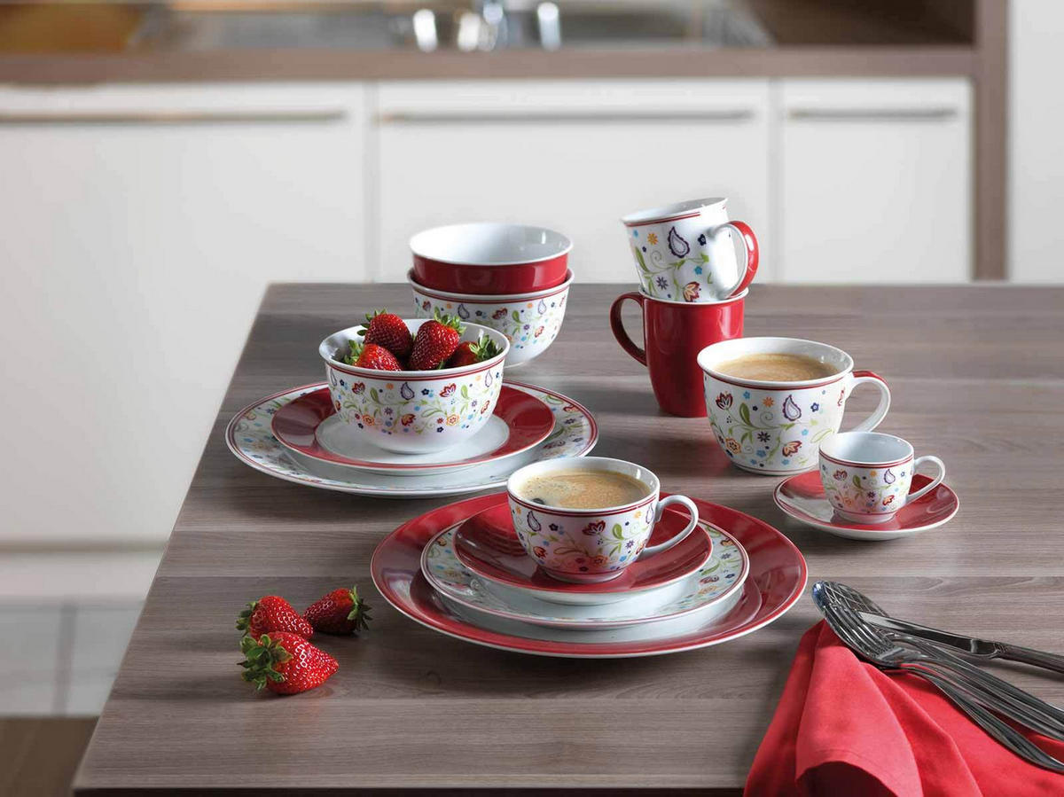 KAFFEE SERVICE Shanti Doppio bunt 12er Set - Multicolor, Keramik (1/1/1cm) - Ritzenhoff Breker