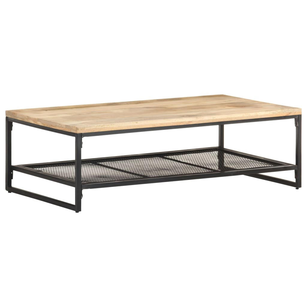 COUCHTISCH 110x60x35 cm Mango Massivholz - Braun, Holzwerkstoff (110/60/35cm) - furnicato