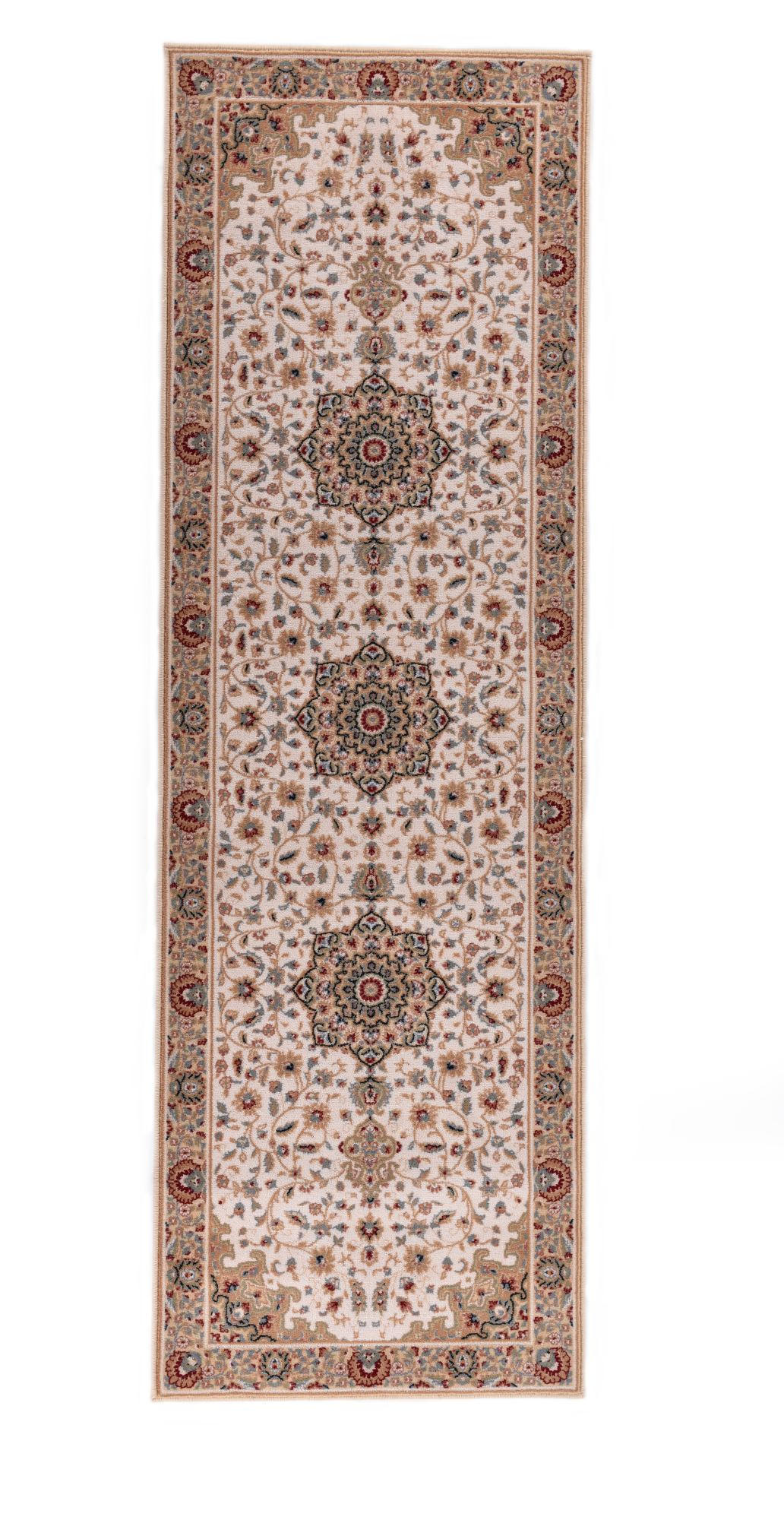 Theko Orientteppich Beige 80x250 cm
