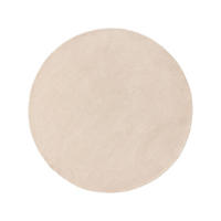 WOLLTEPPICH Bent Cream ø 150 cm rund - Creme, Textil (150/150cm) - benuta Nest