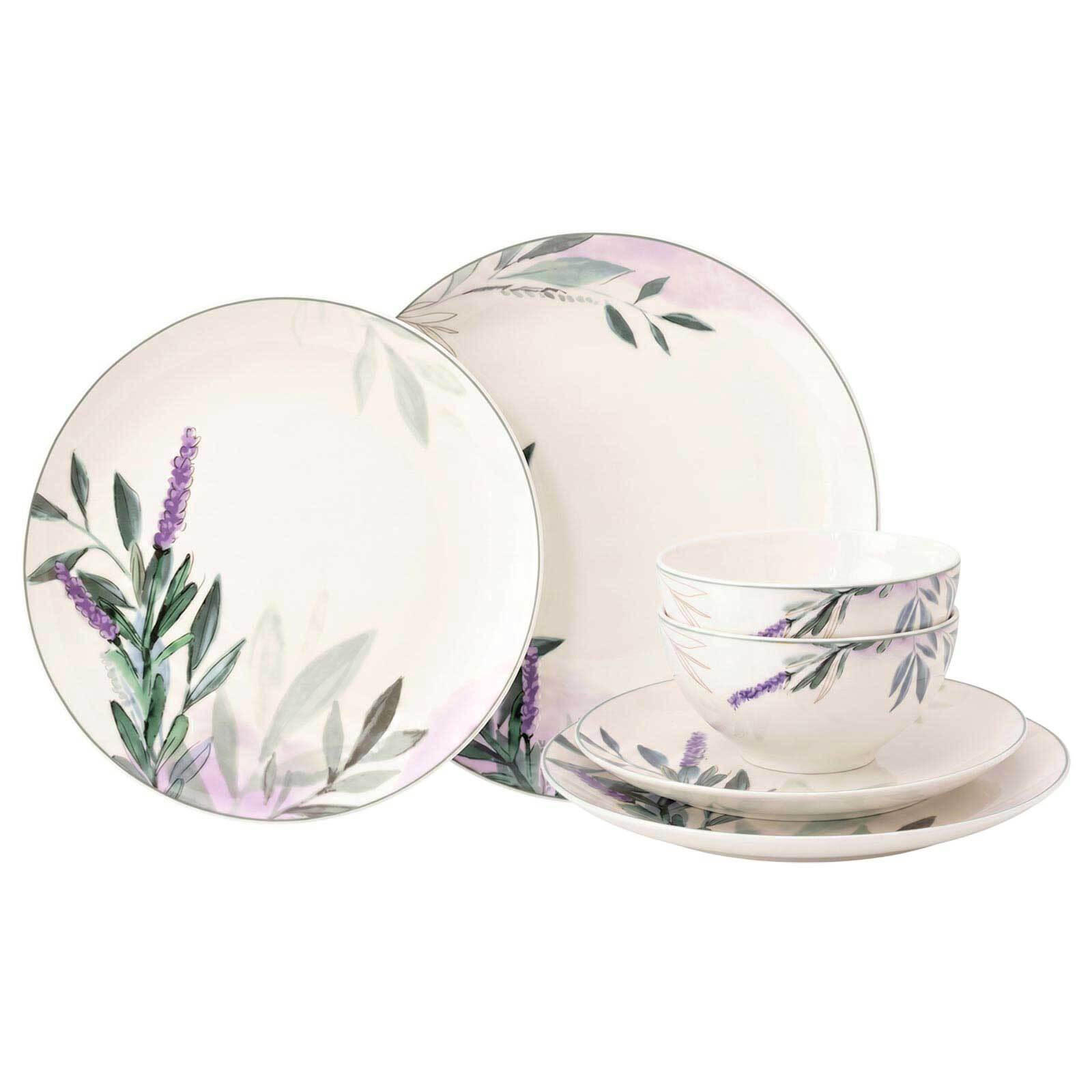 BASIC-SET Savona Provence bunt-beige 6-tlg. - Beige/Multicolor, Keramik (2/2/2cm) - Seltmann Weiden
