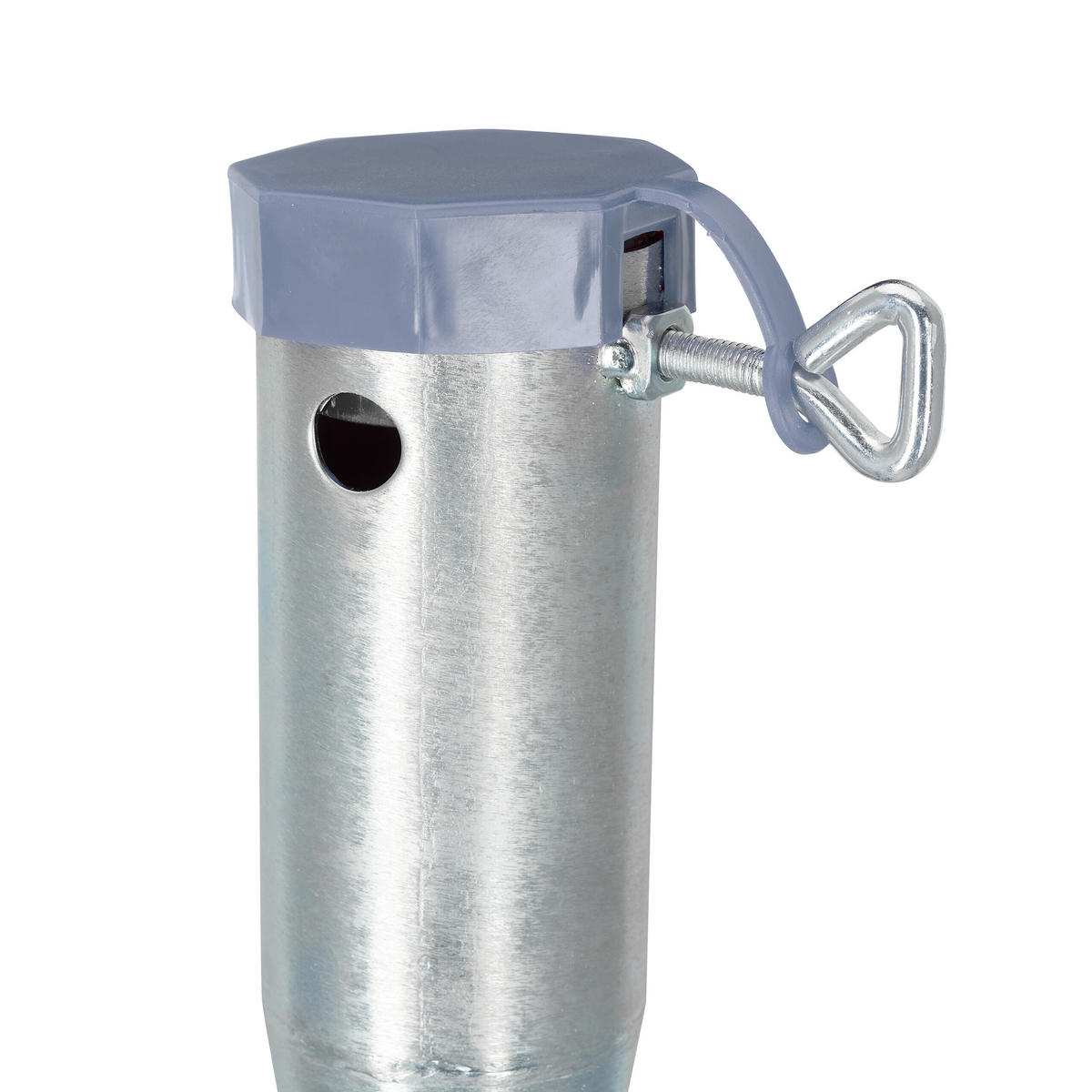 TALNA spona - srebrne barve/siva, kovina/umetna masa (7/56/10cm) - Relaxdays