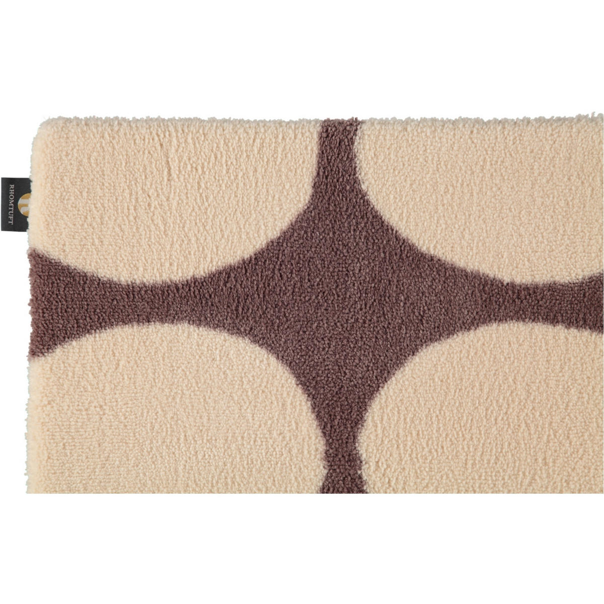 BADTEPPICHE HOT BEIGE - 42 - Beige, Textil (70/120cm) - Rhomtuft