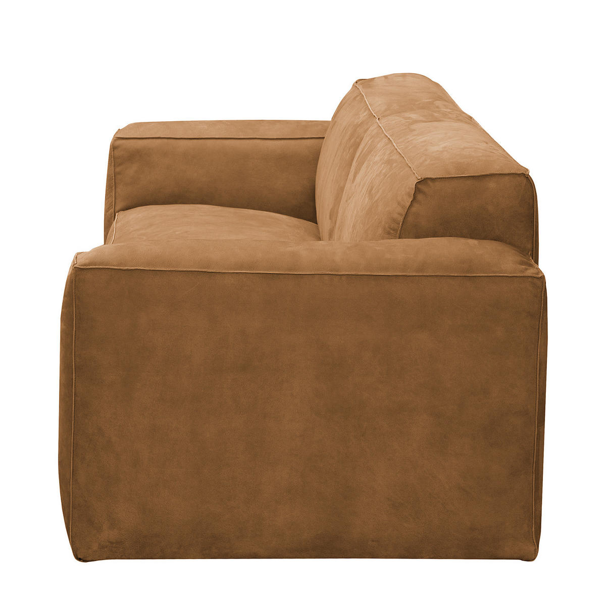 3-SITZER SOFA - Cognac, Leder (240/75/96cm) - home24