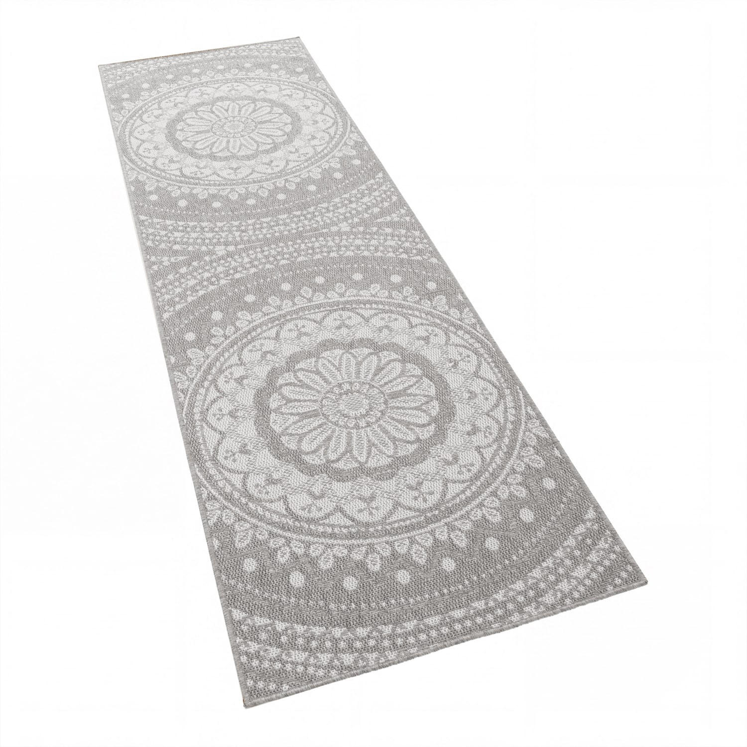 OUTDOORTEPPICH 80/250 cm Brescia 471 - Grau, Kunststoff (80/250cm) - Paco Home