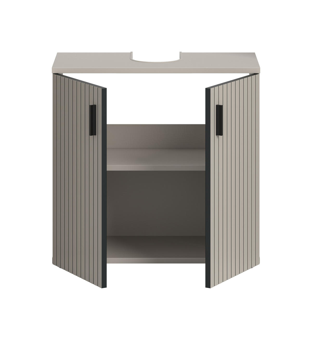 WASCHBECKENUNTERSCHRANK MONE (B/H/T: ca. 60/59/30 cm) in Kaschmir/Kaschmir - Kaschmir, Holzwerkstoff (60/59/30cm)