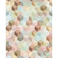 FOTOTAPETE Würfel 200 x 250 cm - Multicolor, Papier (200/250cm) - Sanders & Sanders
