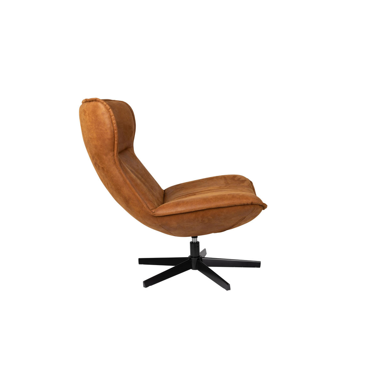 SESSEL John Cognac - Braun, Kunststoff (81/92/92cm) - Housecraft Living