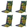 GARTENSTUHLKISSEN Iven 123/50 cm 4er-Set - Grün, Textil (50/7/123cm) - Madison