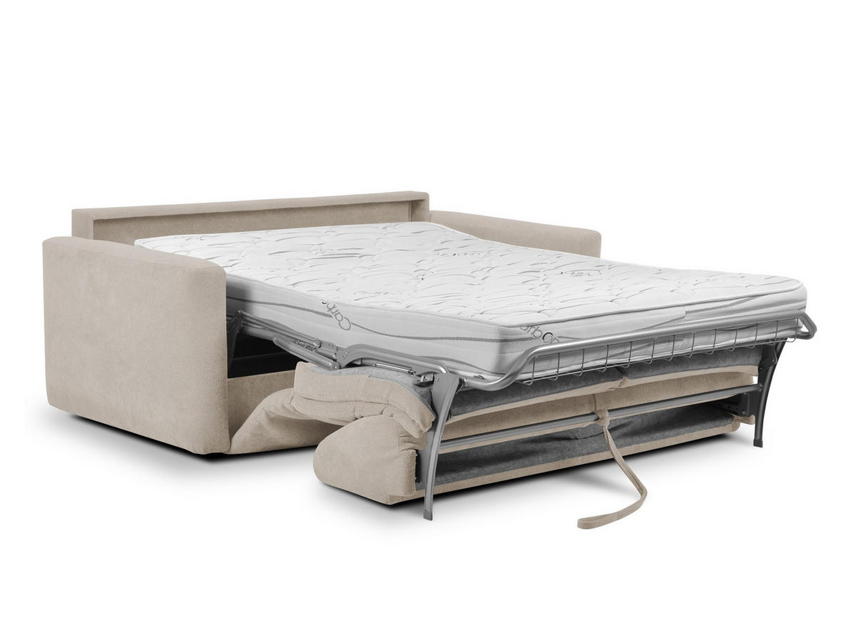 SOFAELEMENT Strukturstoff Beige - Hellbraun/Schwarz, Holzwerkstoff/Kunststoff (80/70/102cm) - Makamii