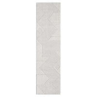 KURZFLOR-TEPPICH Lounge 0632 Grau 80x300 cm - Grau, Textil (80/300cm) - carpet city