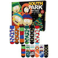 ADVENTSKALENDER South Park mit 12 Paar Socken Größe 40-45 - Multicolor, Textil (37/5/26.5cm) - United Labels