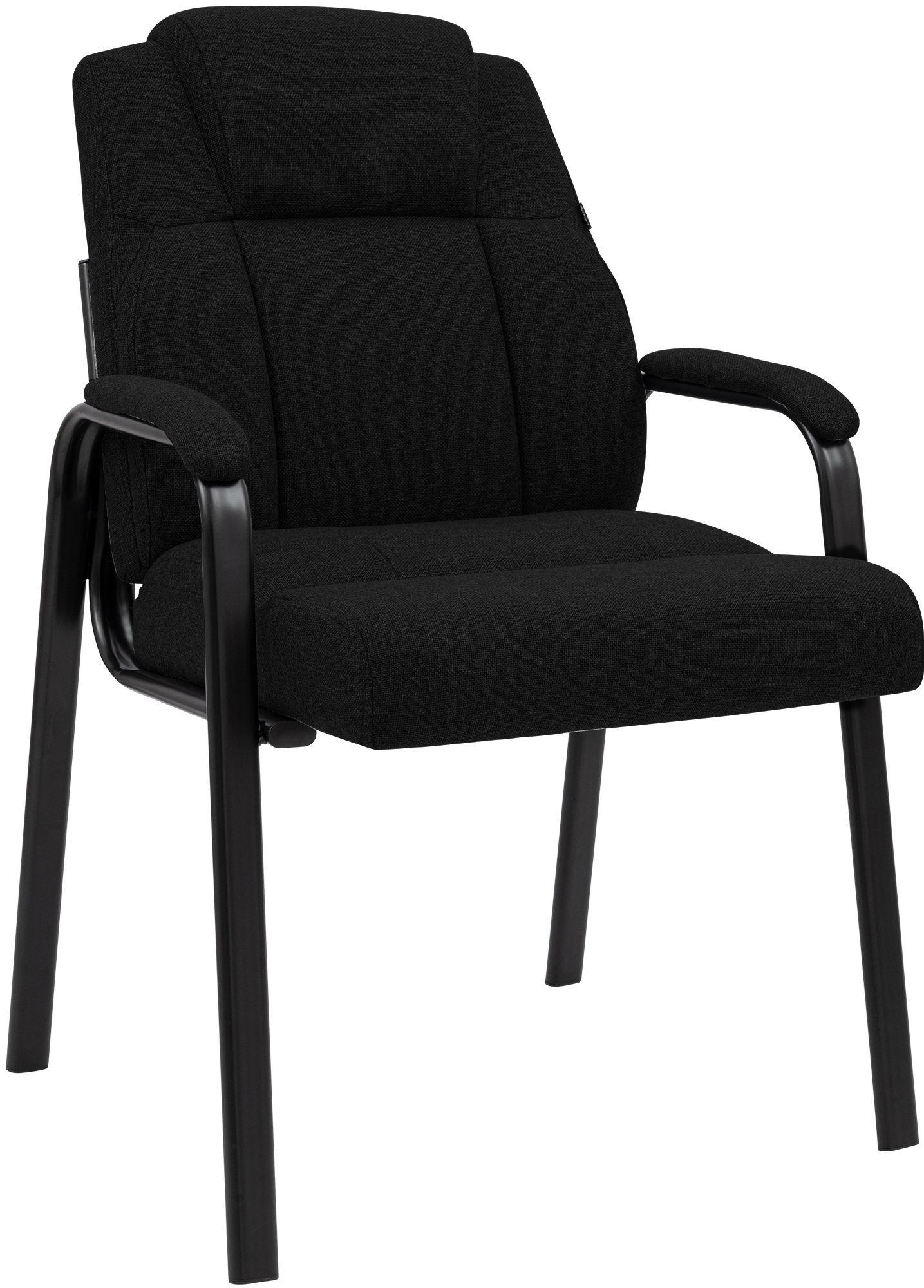 CLP Besucherstuhl Schwarz 59x95x70 cm