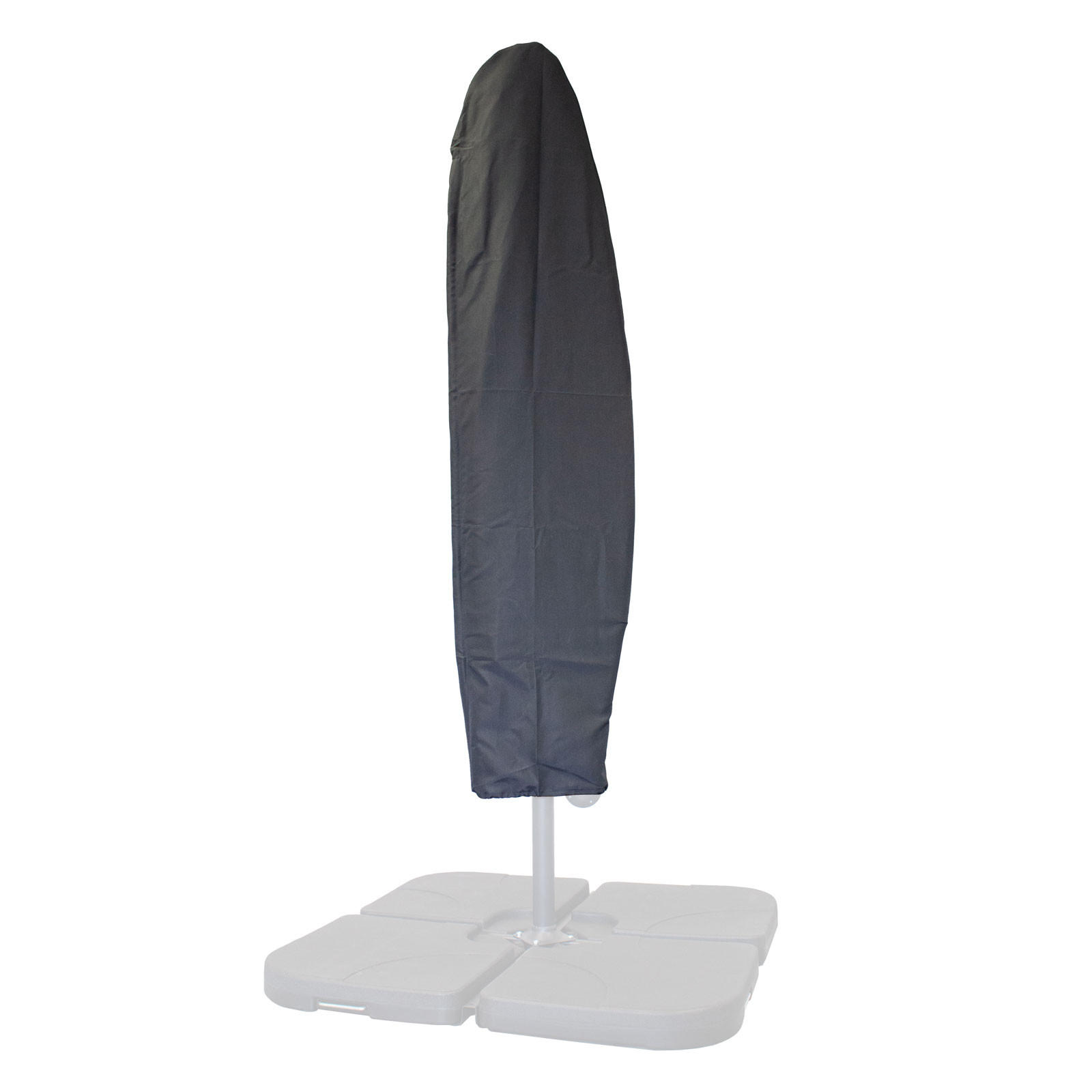SCHIRMHÜLLE Ampelschirm 3M Dunkelgrau - Dunkelgrau, Textil (52/190/52cm) - SVITA