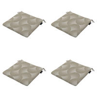 SITZKISSEN Napels - Taupe - 40/40/4,5 cm - 4er-Set - Taupe, Textil (40/4/40cm) - Madison
