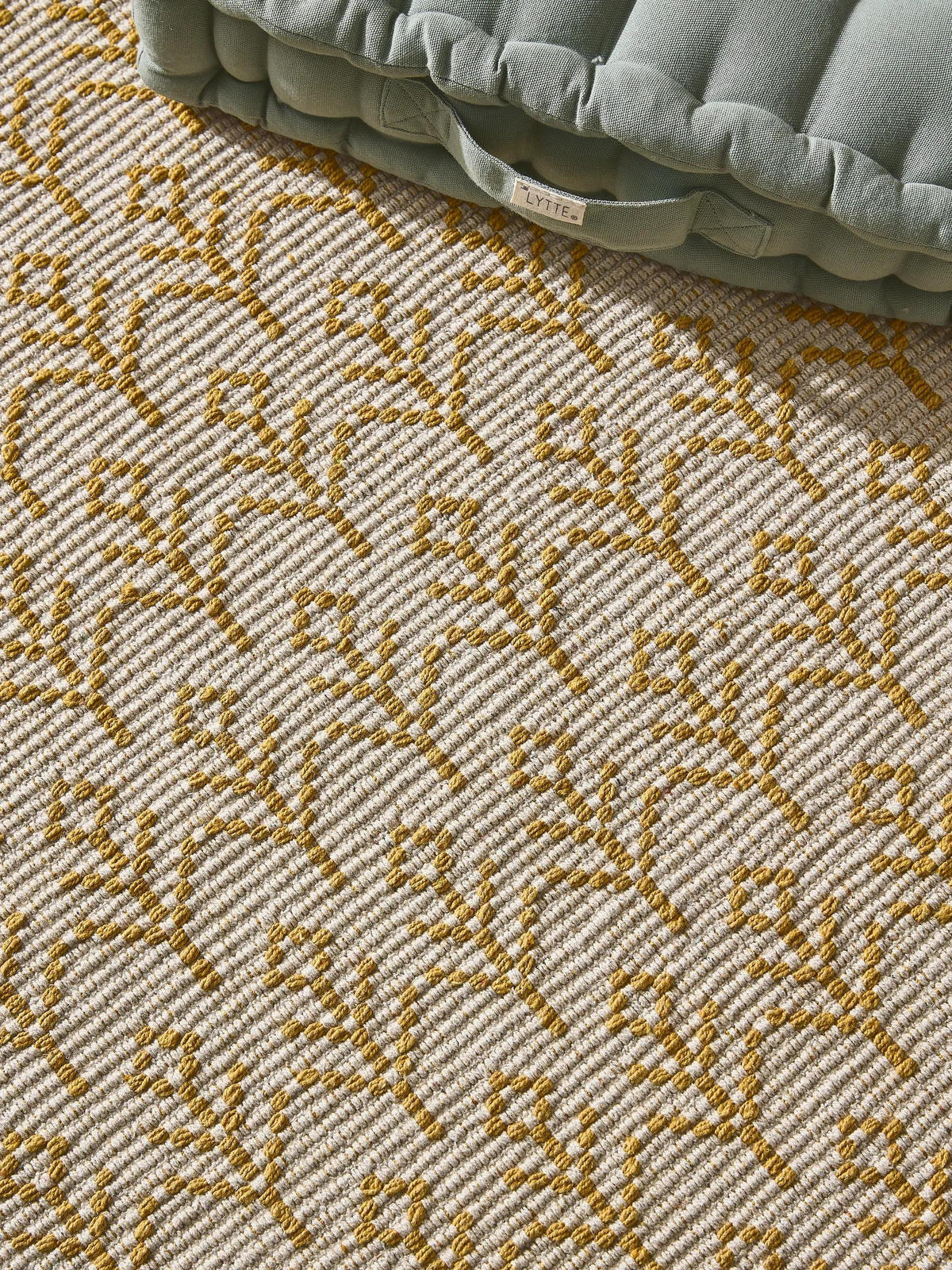 KINDERTEPPICH Elli waschbar Gelb 90/130 cm - Gelb, Naturmaterialien/Kunststoff (90/130cm) - benuta