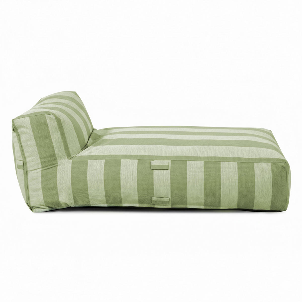 CHAISELONGUE, Kaktusgrün - Grün, Textil (85/65/160cm) - Oviala