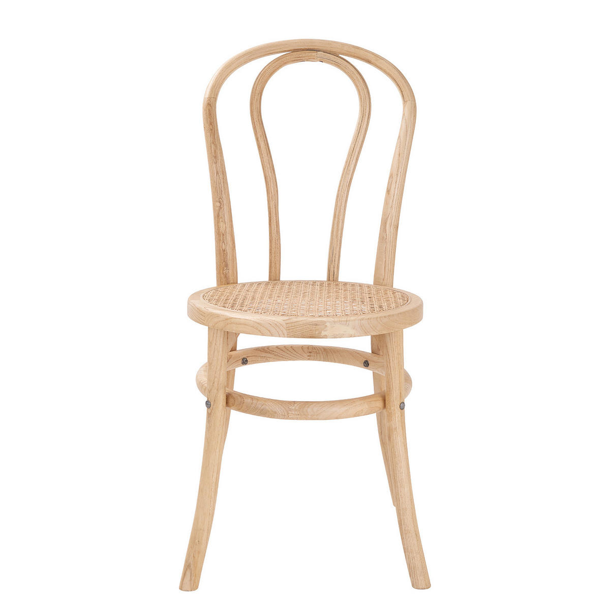STUHL (2er Set) Wiener Melange - Braun, Naturmaterialien (40/90/40cm) - Butlers