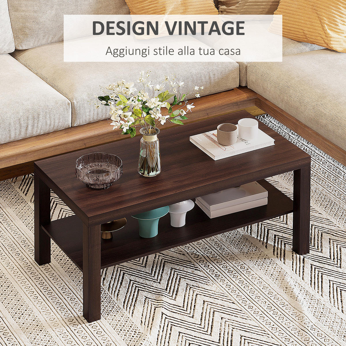 COUCHTISCH Schwarz 1 Stück - Schwarz, Kunststoff (90/45/44.5cm) - GiPP