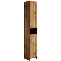 BADEZIMMERSCHRANK Nemo mit 2 Türen Eiche - 32 x 29 x 190 cm - Eichefarben, Holz (32/190/29cm) - Badplaats