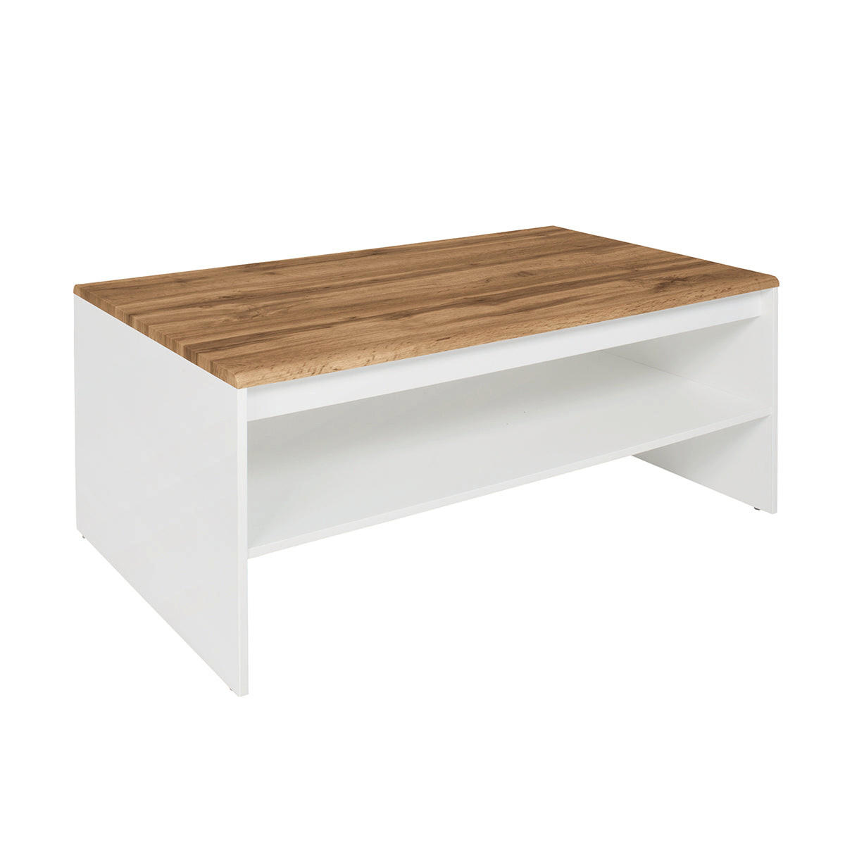 KLUBSKA MIZICA Hella Bela in les - bela, leseni material (65/110/46cm) - Petits-meubles