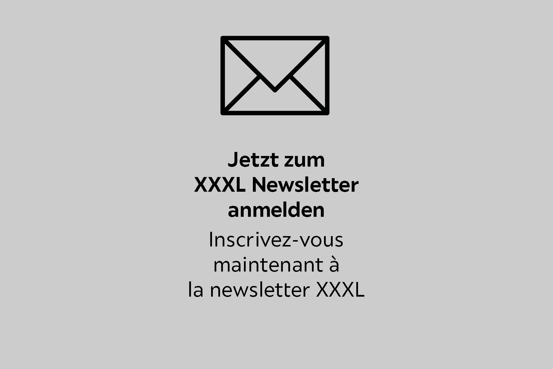 Zum XXXL Newsletter anmelden