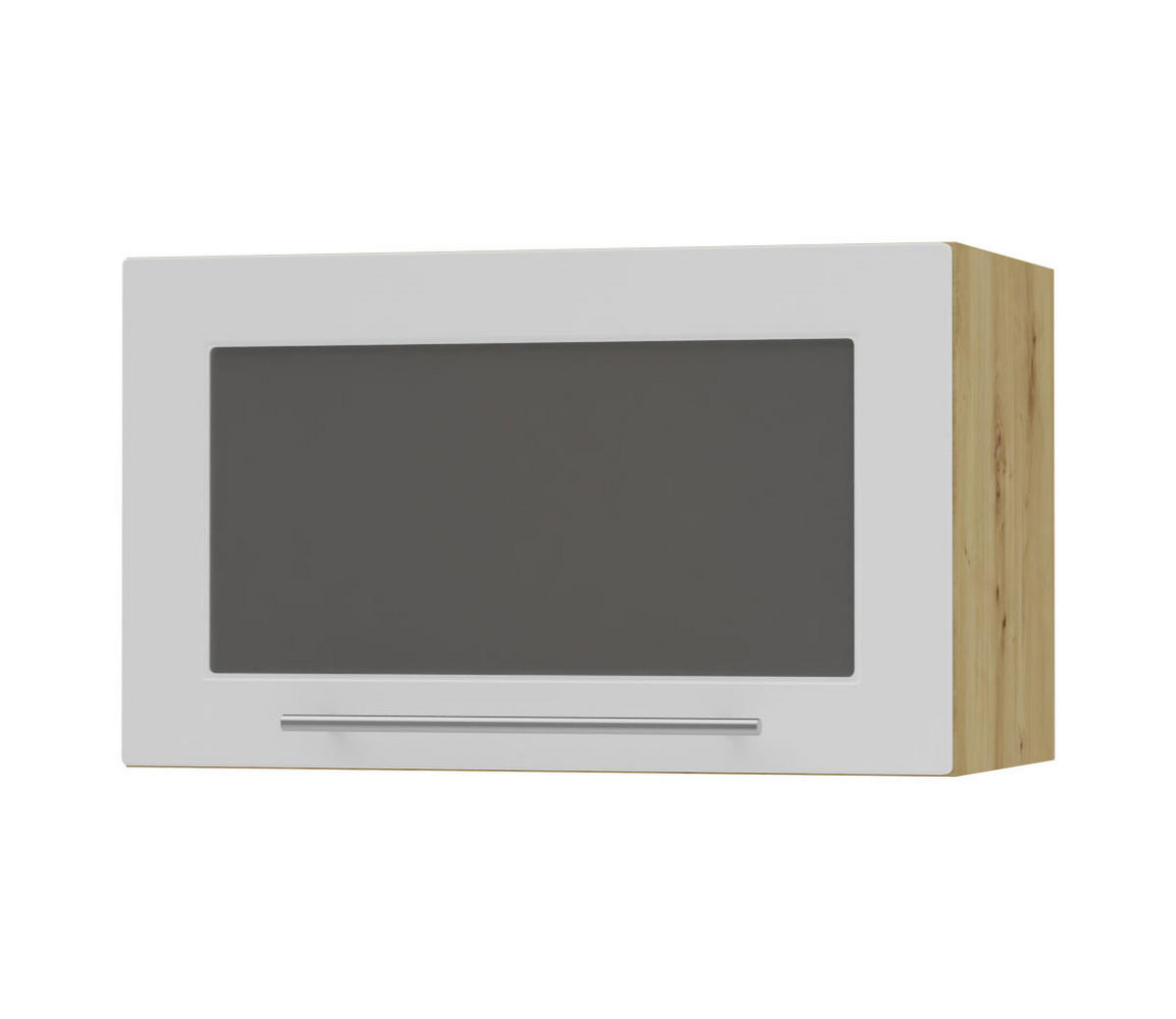 KLAPPHÄNGESCHRANK Kvantum W4BS/60-AV Weiß Matt / Eiche Artisan Matt 60 / 32,5 / 36cm - Eiche Artisan/Weiß, Holz/Holzwerkstoff (60/36/32.5cm) - Feldmann-Wohnen