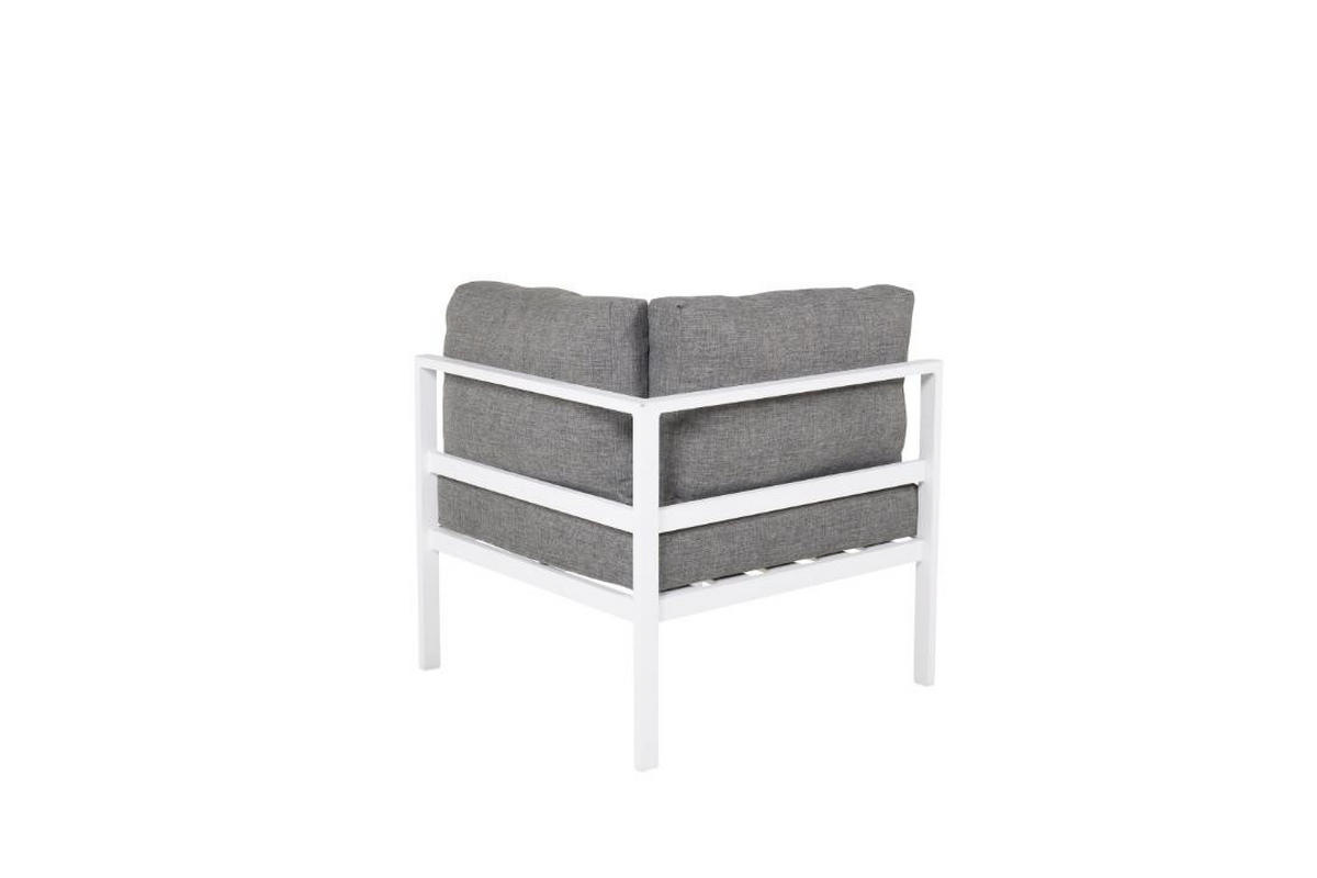 LOUNGESESSEL, Copacabana, Weiß, Metall, 74 x 74 x 65 cm - Weiß, Metall (74/65/74cm) - ebuy24