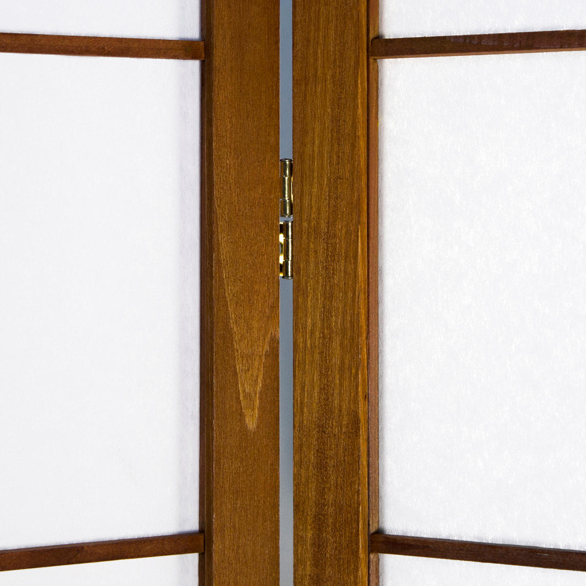 PARAVENT 5-tlg. 220/175 cm Braun Shoji - Braun, Holz (220/175/2cm) - Homestyle4u