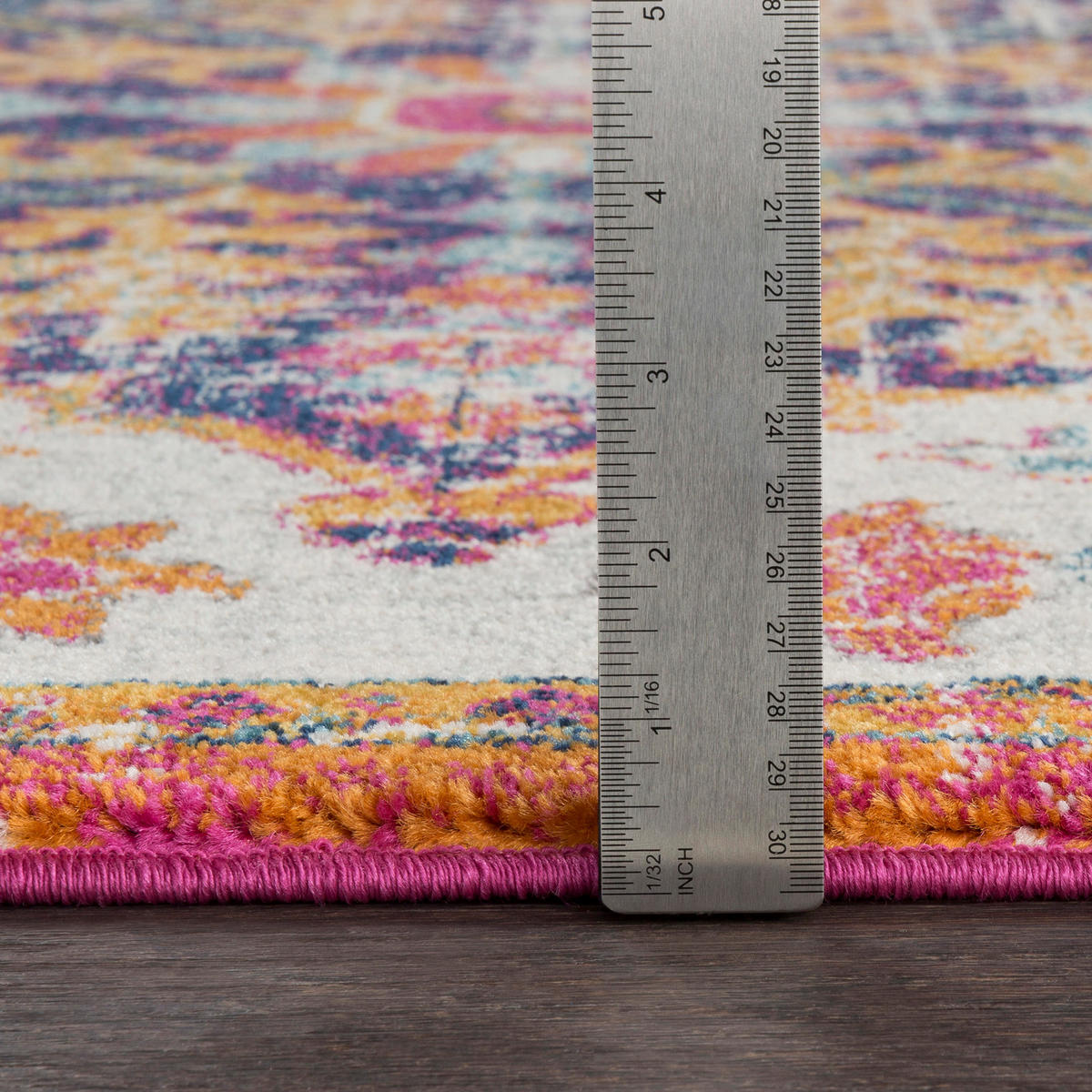 VINTAGE-TEPPICH 160/220 cm Mehrfarbig - Multicolor/Orange, Naturmaterialien/Textil (160/220cm) - LIVABLISS