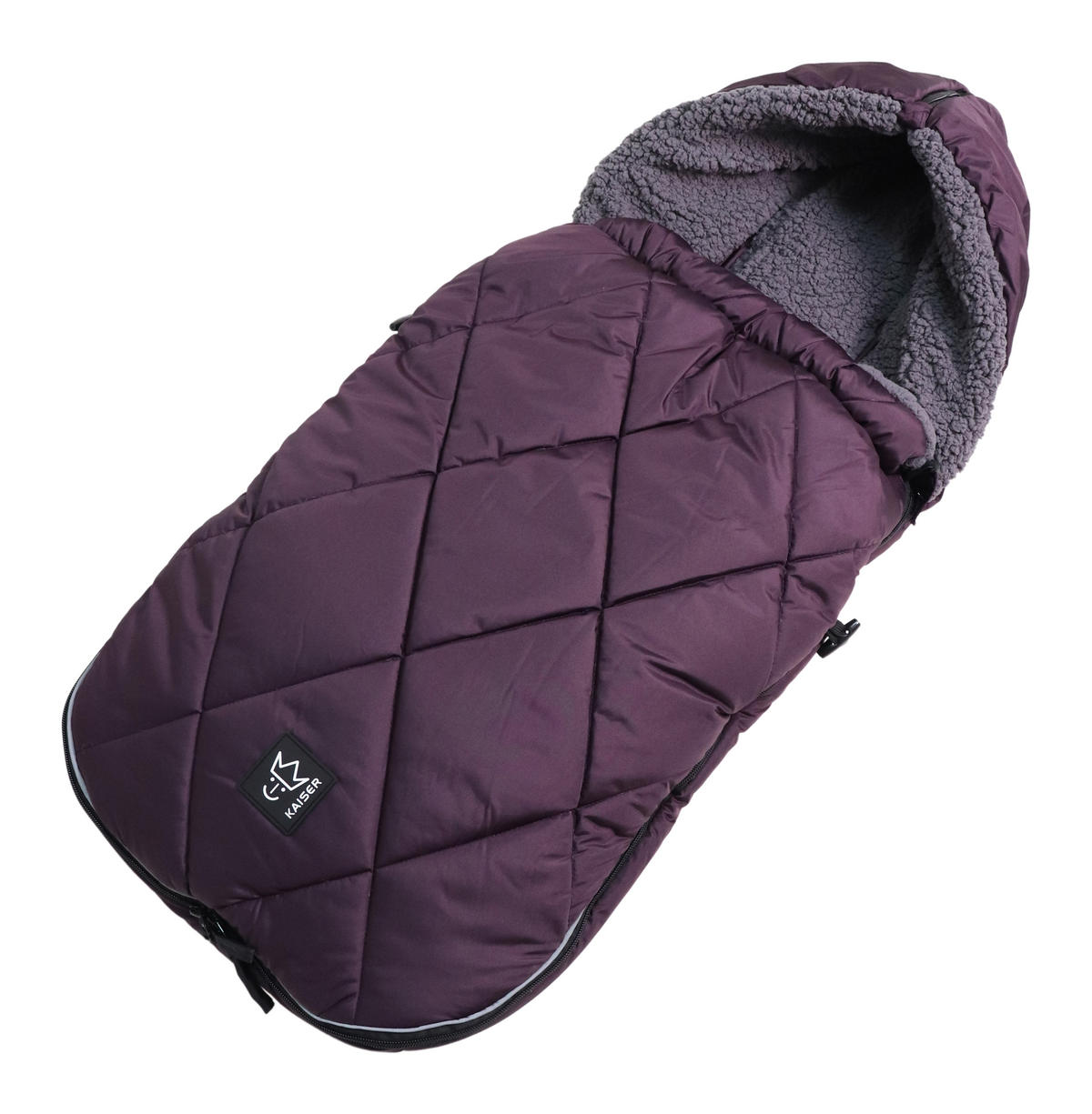 KINDERWAGEN-FUSSSACK XL TOO, violet - Lila, Textil (46/10/105cm) - Kaiserbaby