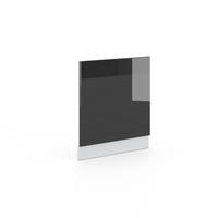 FRONTBLENDE Fame-Line Anthrazit Hochglanz 60 cm ohne AP - Schwarz Hochglanz/Anthrazit, Holzwerkstoff (60/67.4/1.6cm) - Vicco