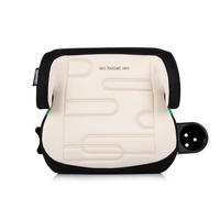 KINDERSITZERHÖHUNG Go Boost schwarz beige i-Size Isofix (125-150cm) Getränkehalter - Beige, Kunststoff (42/22/38cm) - Chipolino