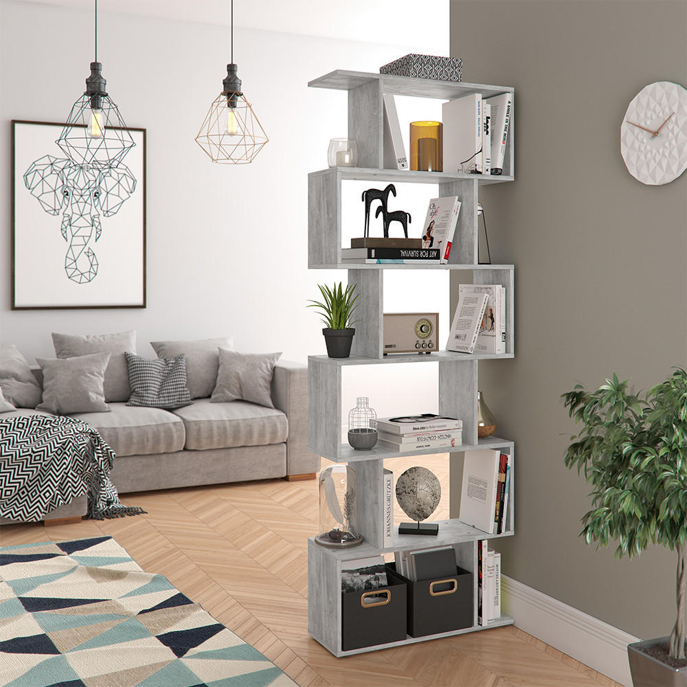 RAUMTEILER Levio Grau 70 x 192.2 cm - Grau, Holzwerkstoff (70/192.2/23.8cm) - Vicco