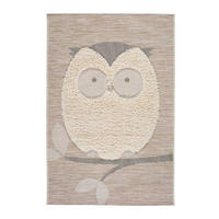 KINDERTEPPICH Beige Chinky 115/170 cm - Beige, Naturmaterialien/Textil (115/170cm) - Atticgo