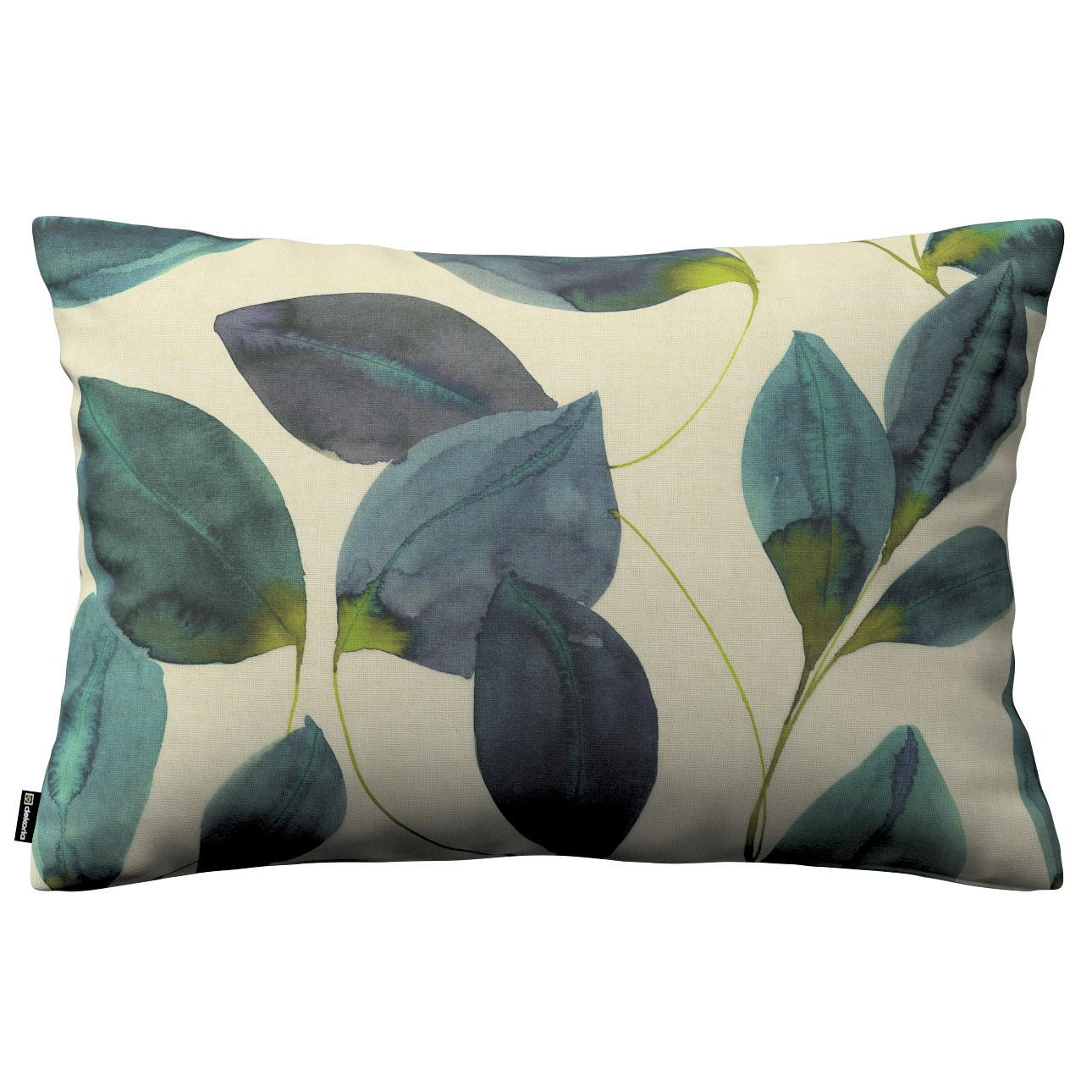 KISSENHÜLLE Abigail grün und beige, 60x40 cm - Grün, Textil (60/40cm) - Dekoria