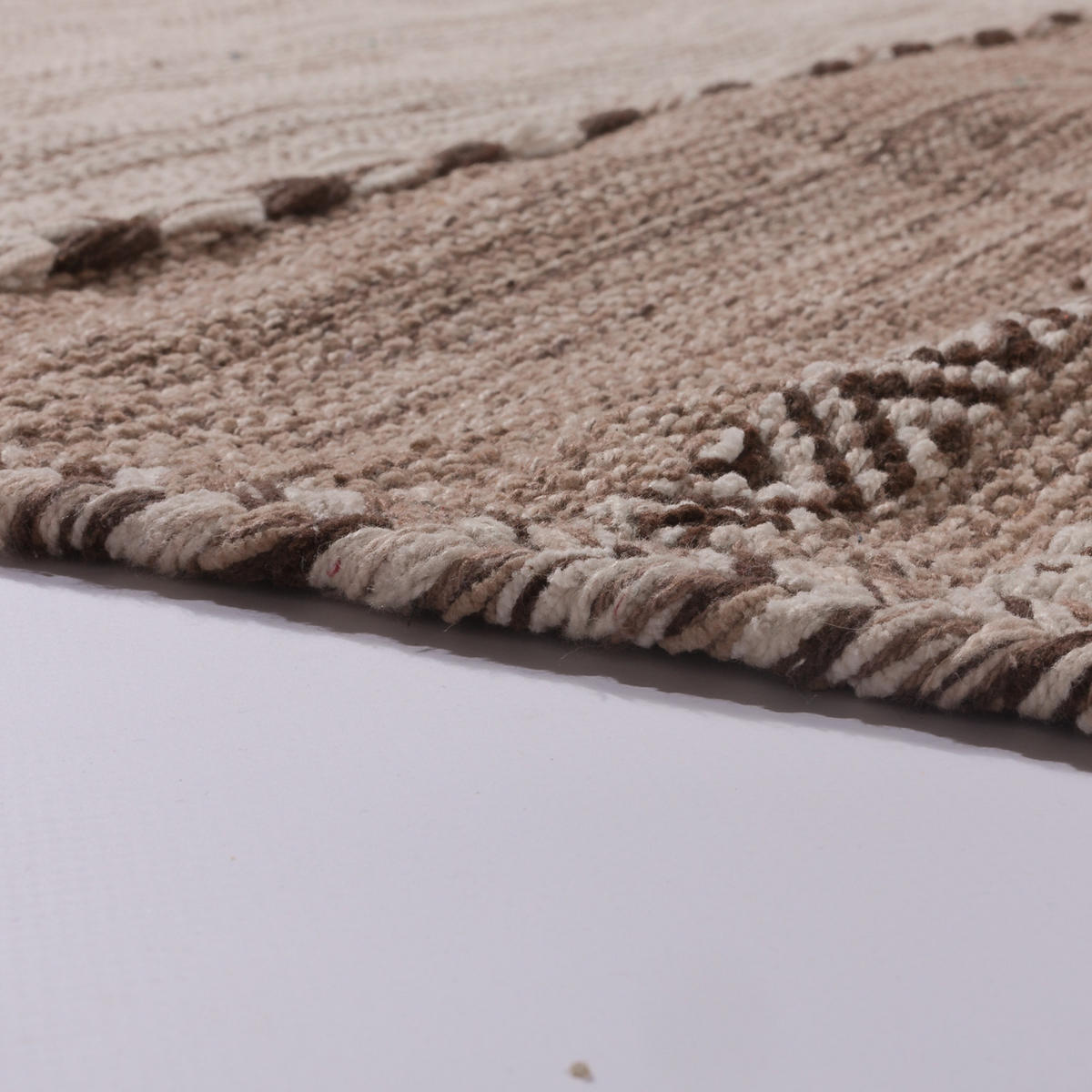 HOCHFLORTEPPICH 160/220 cm Kilim 217 - Beige, Textil (160/220cm) - Paco Home