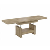COUCHTISCH rechteckig Sonoma Eiche ausziehbar höhenverstellbar - Sonoma Eiche, Holzwerkstoff (70/120/60cm) - designimpex
