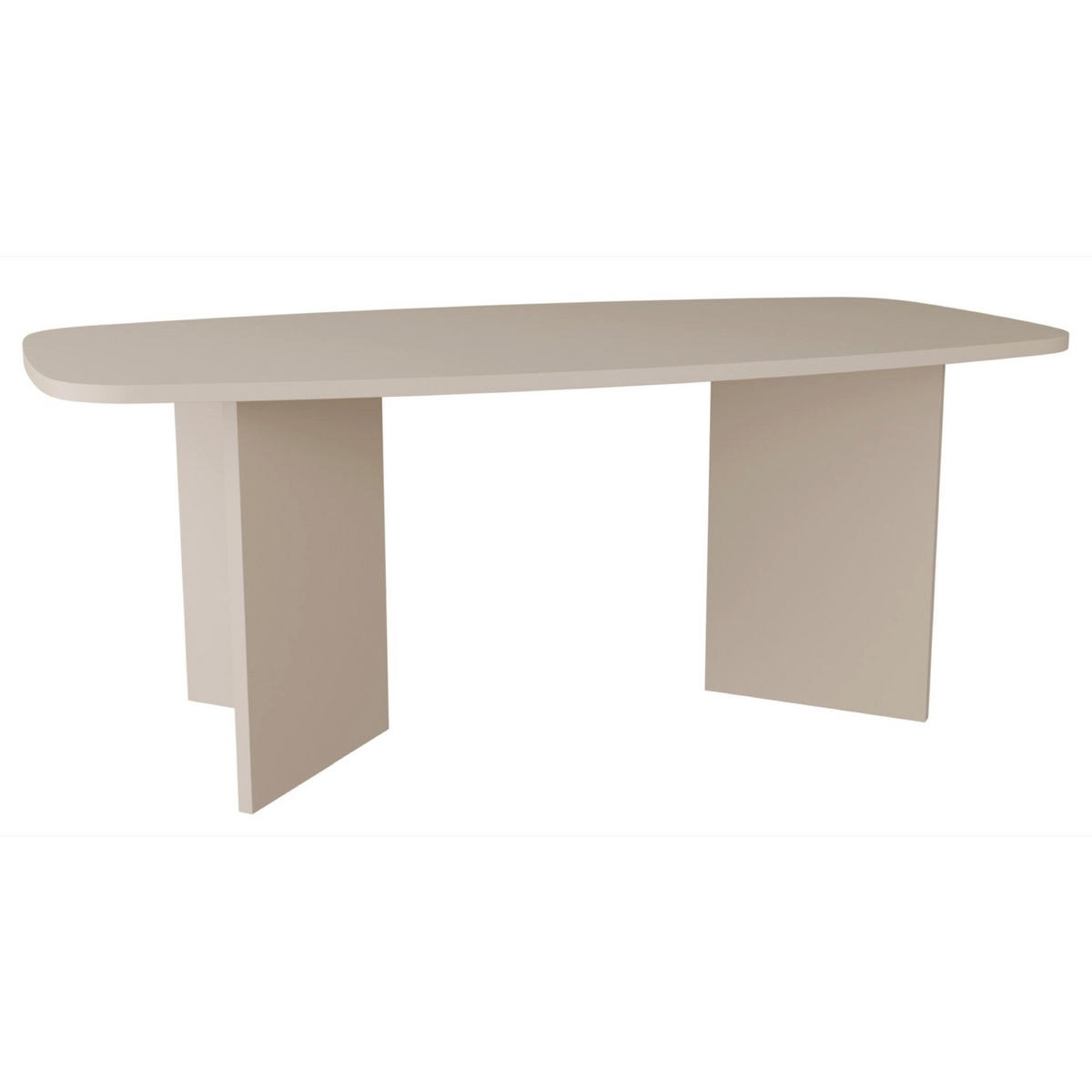 ESSTISCH PIANO Kaschmirgrau 190x100 cm - Taupe, Holzwerkstoff (100/190/74.5cm) - Selsey