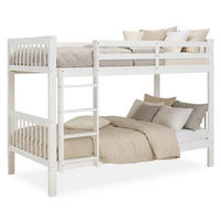 ETAGENBETT mit Lattenrost 90/200 cm Weiß - Weiß, Holz (90/200cm) - Homestyle4u