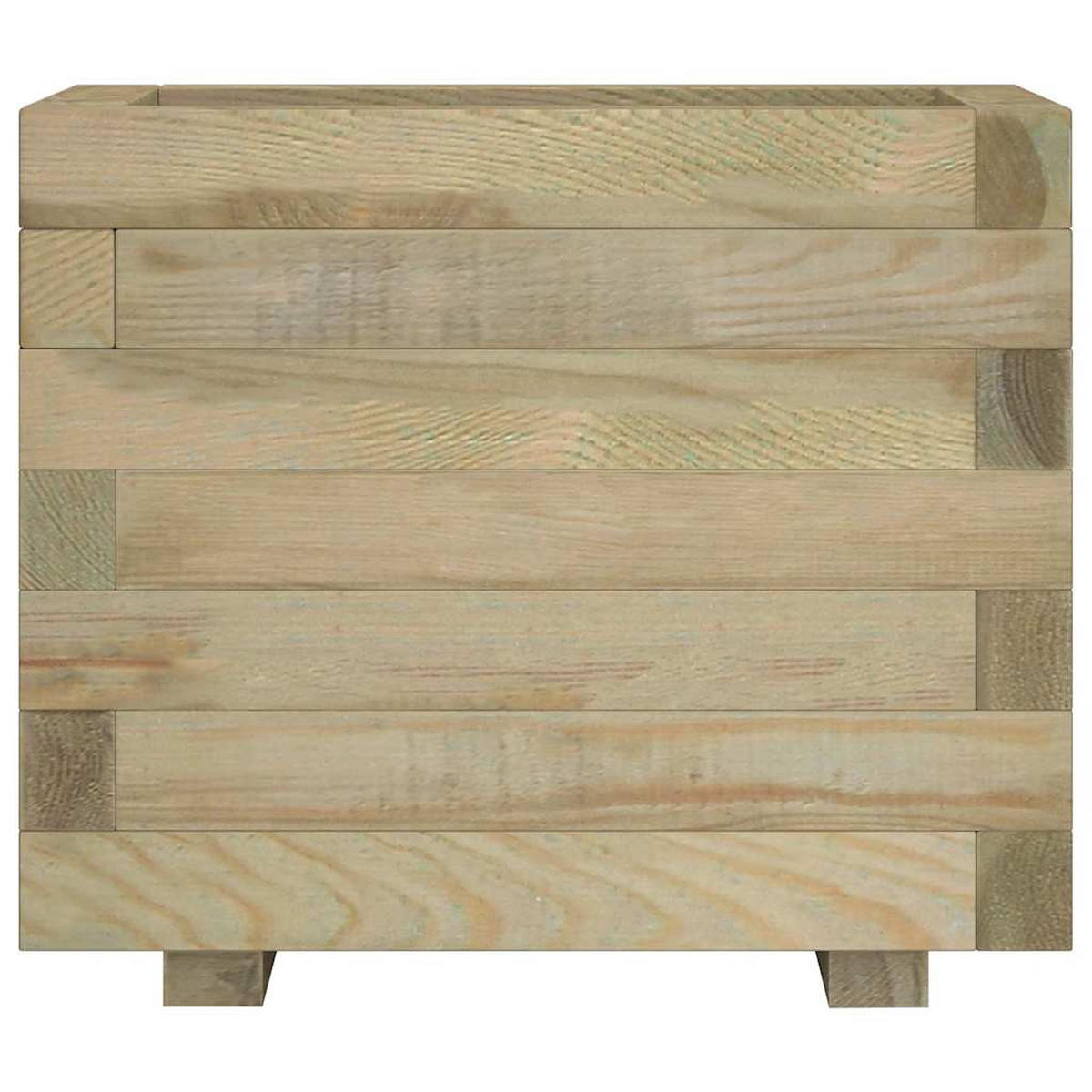 HOCHBEET 50/50/40 Cm Holz Quadratisch - Braun, Holz (50/40/50cm) - vidaXL
