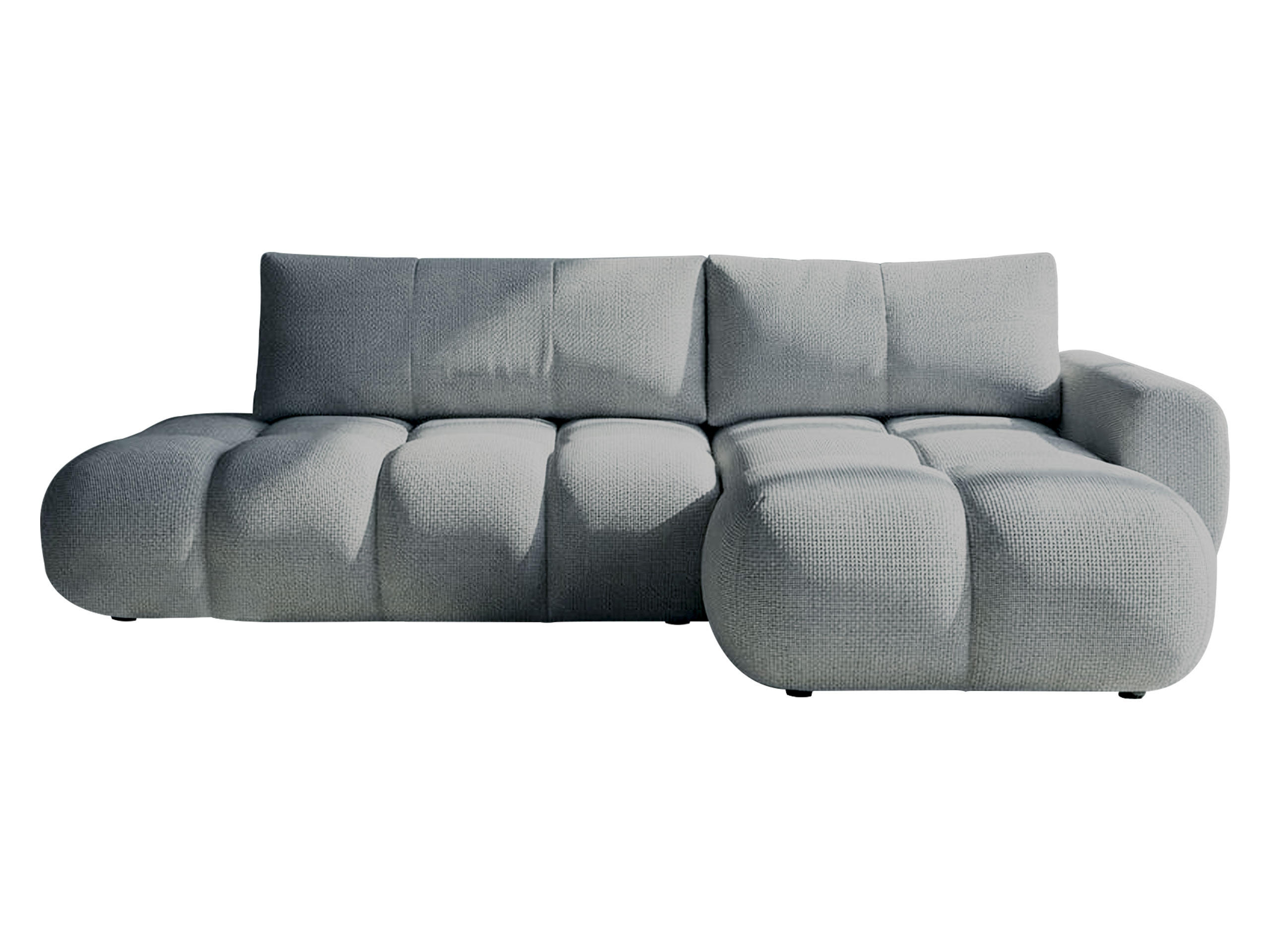 Mirjan24 Ecksofa Grau 285x172 cm