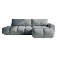 ECKSOFA Mitto O, Seite: Rechts - Schwarz/Grau, Holz/Kunststoff (285/172cm) - MIRJAN24