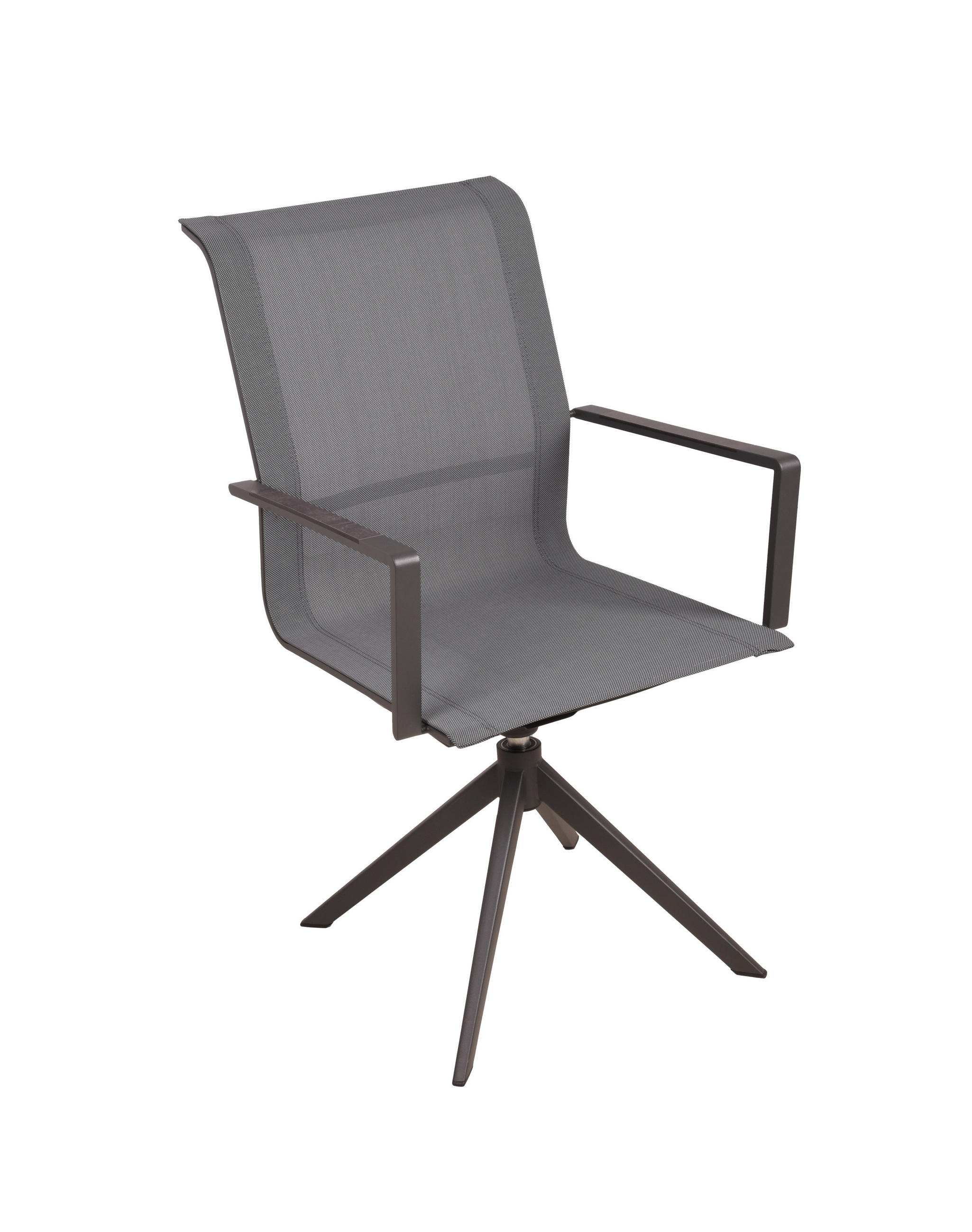 GARTENSTUHL Emma 2er Set Anthrazit 95x54x63cm - Anthrazit, Kunststoff (54/95/63cm) - DELUKE