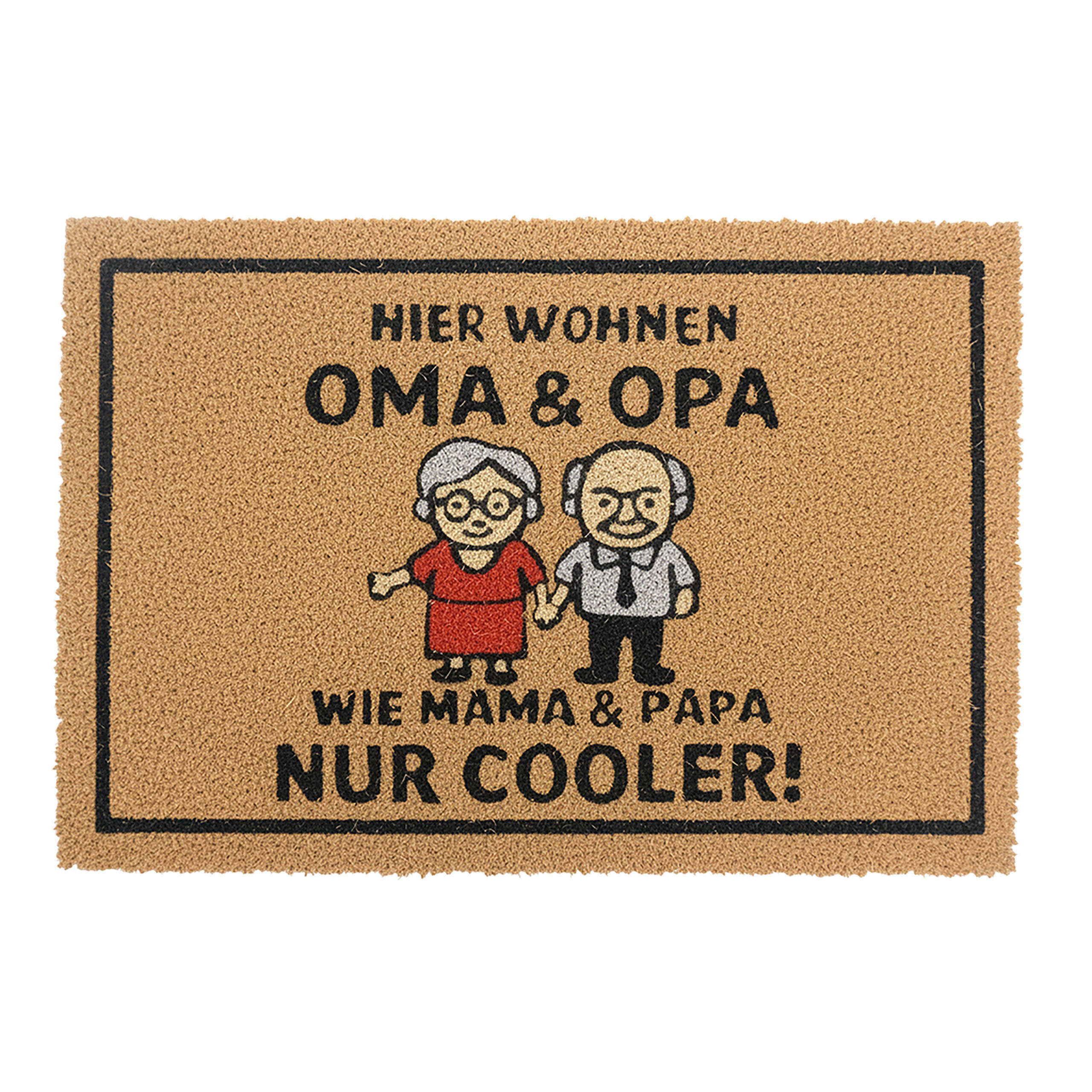 ROHOŽ - viacfarebná, textil/plast (60/40cm) - Relaxdays