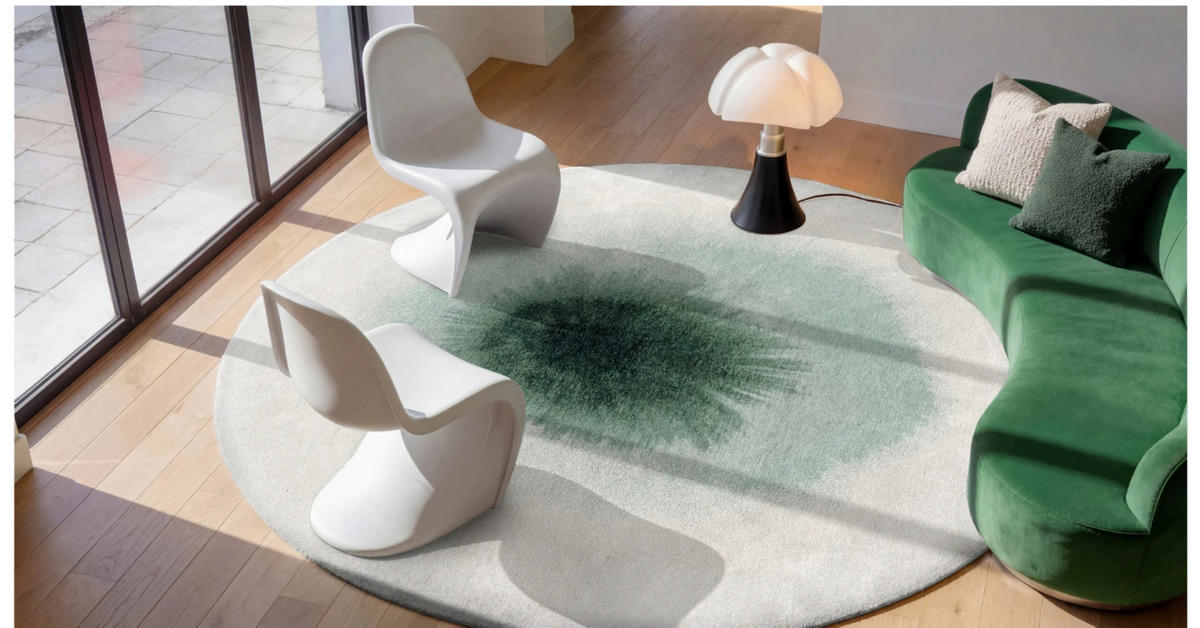 TEPPICH modern Flachgewebe GLOBE Grün 240 x 340 cm - Dunkelgrün, Textil (240/340cm) - Novatrend