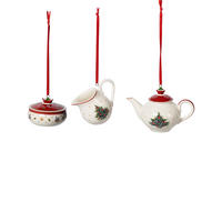 ORNAMENTE KAFFEESET Toy's Delight Decoration bunt 3-tlg. - Multicolor, Keramik (2/2/2cm) - Villeroy & Boch