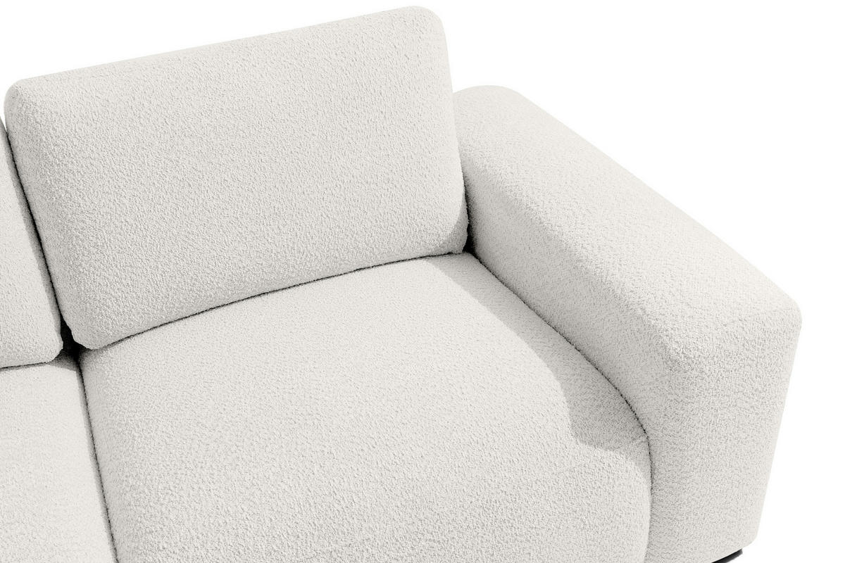 ECKSOFA LINKS ZUCCO, Ecru - Ecru, Holz/Holzwerkstoff (304/293cm) - KONSIMO®